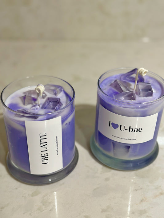 ICED UBE LATTE CANDLE